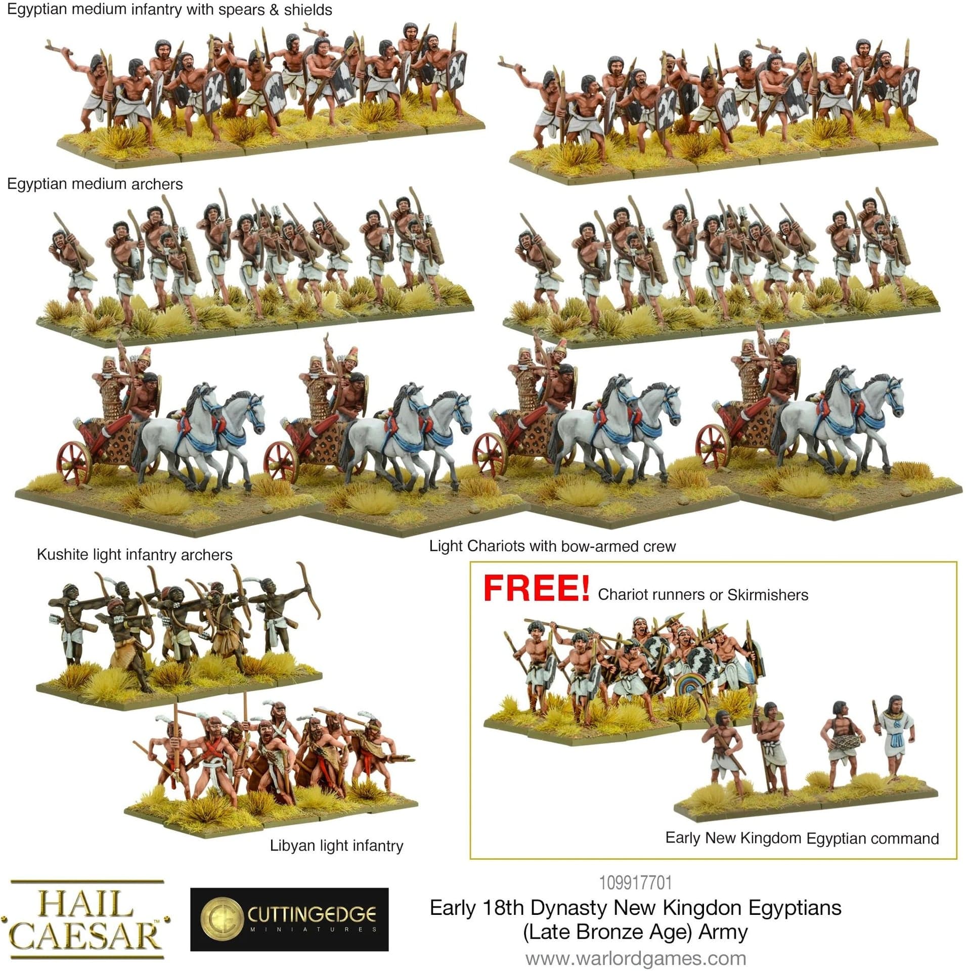 Early 18th Dynasty New Kingdom Egyptians (New Bronze Age) Army