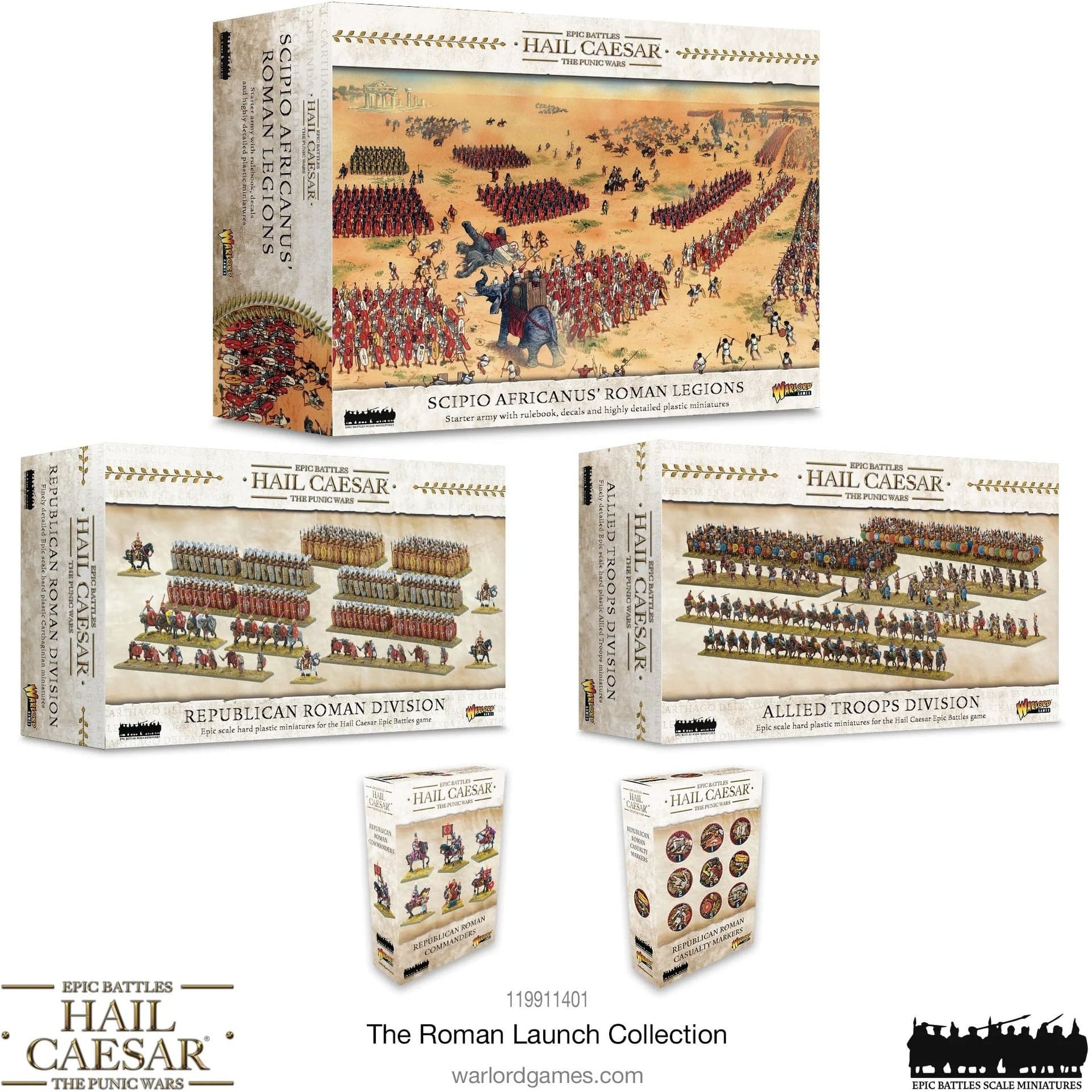 Hail Caesar Epic Battles - The Roman Launch Collection