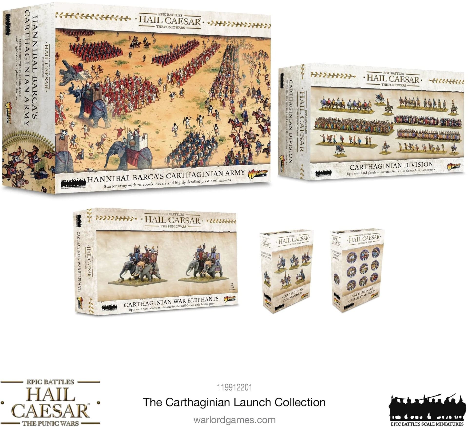 Hail Caesar Epic Battles - The Carthaginian Launch Collection