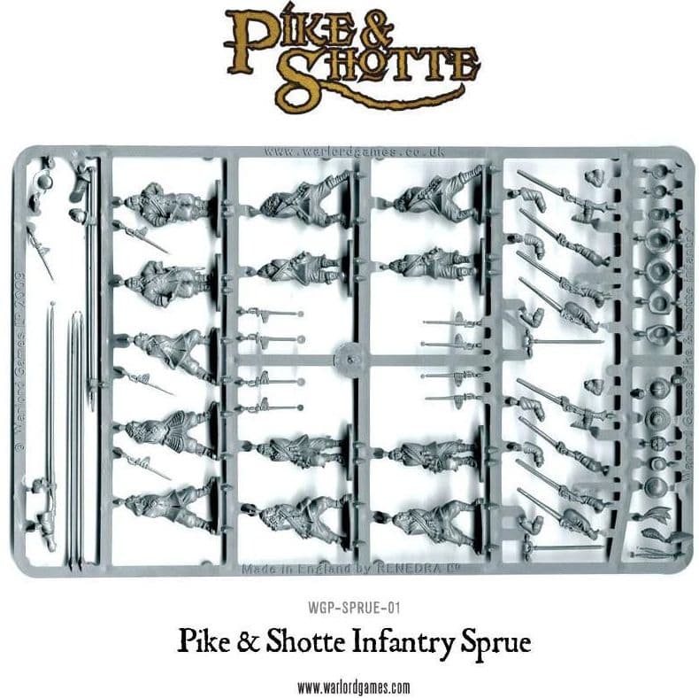 Pike & Shotte Infantry Sprue - Image 1