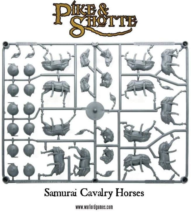 Samurai Cavalry Horses Sprue - Image 1