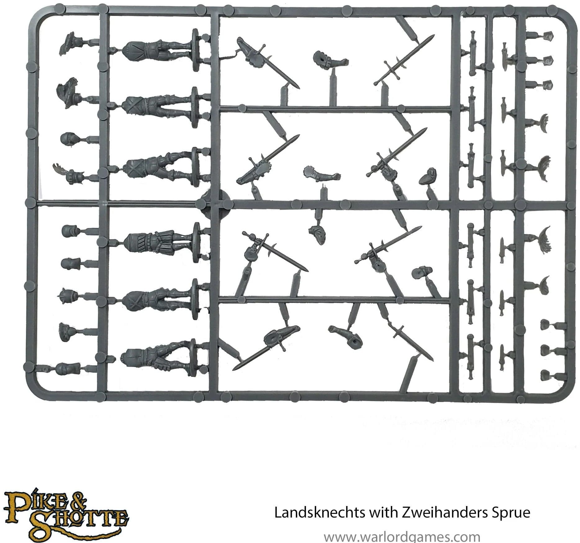 Landsknechts with zweihanders sprue - Image 1