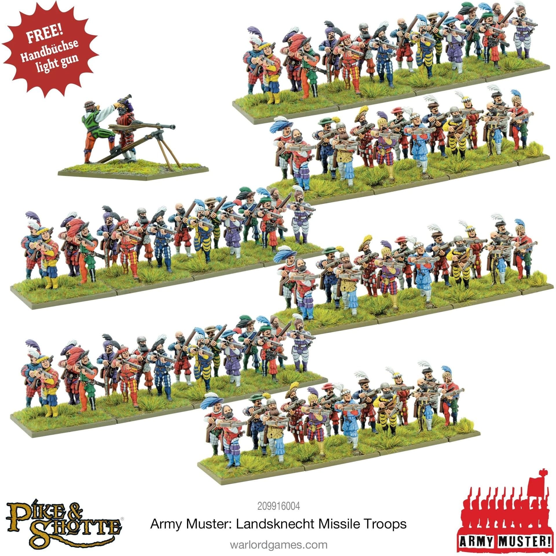 Army Muster - Landsknecht Missile Troops - Image 1