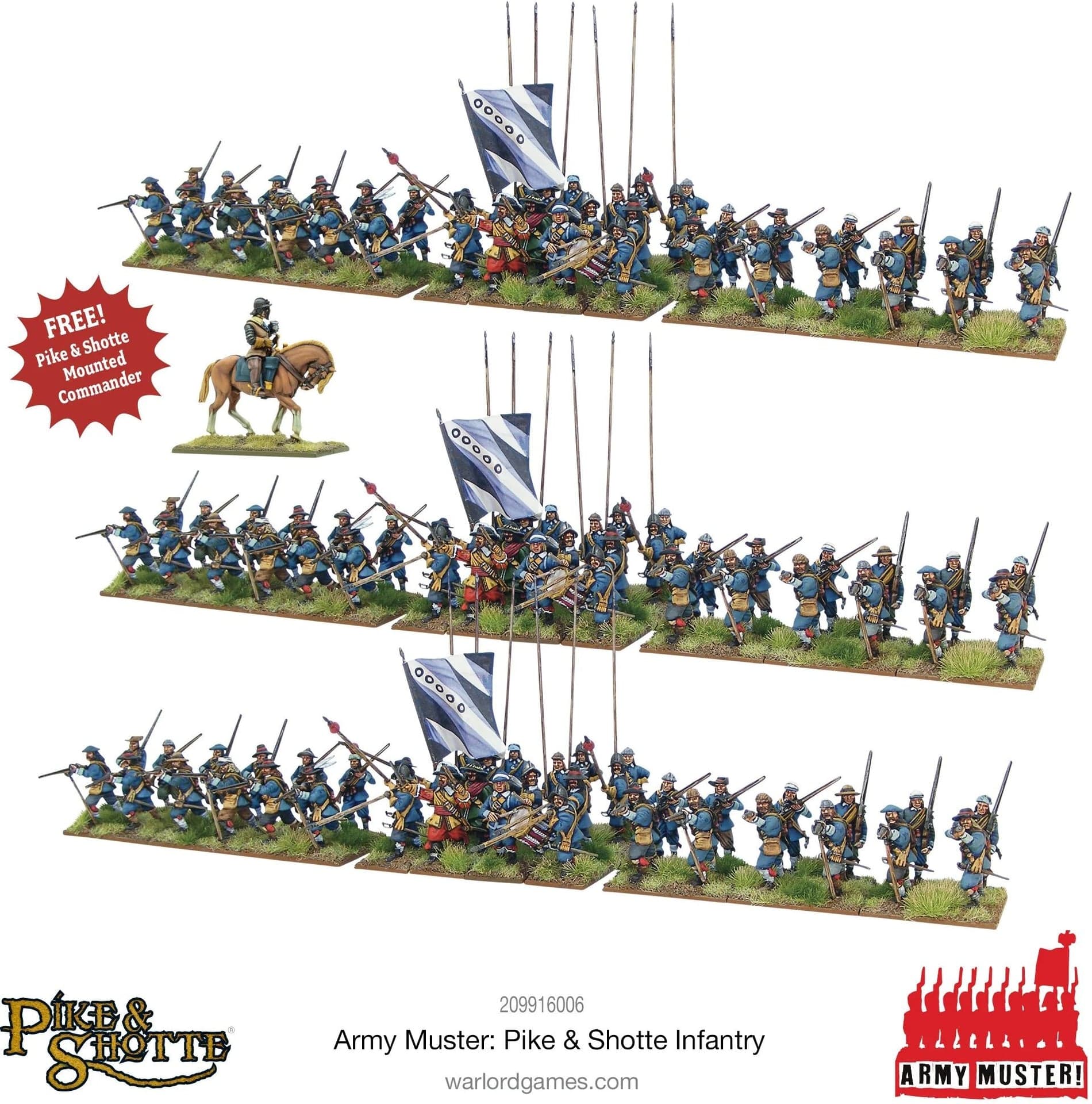 Army Muster: Pike & Shotte Infantry - Image 1