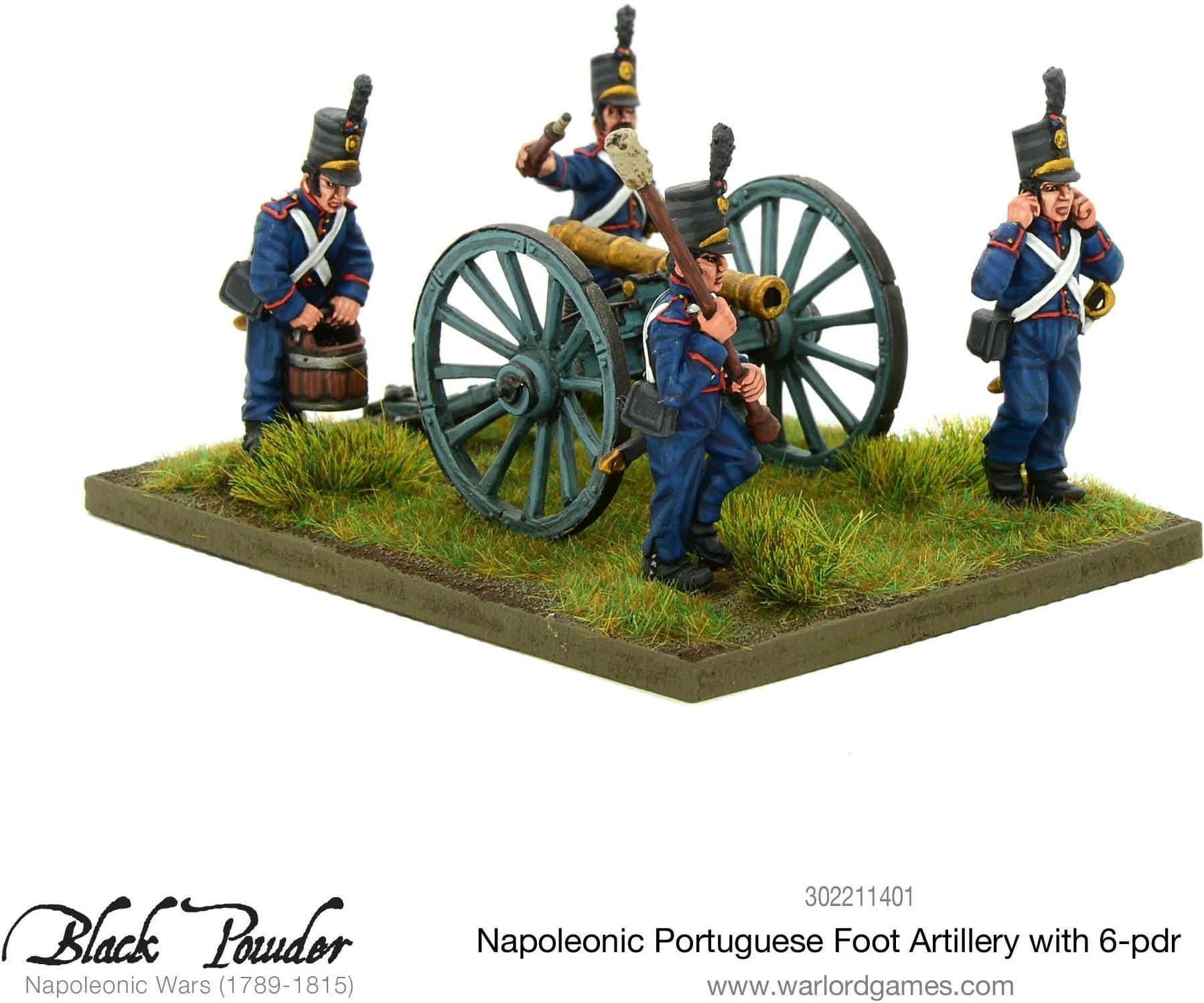 Napoleonic Portuguese Foot Artillery with 6-pdr - Image 1