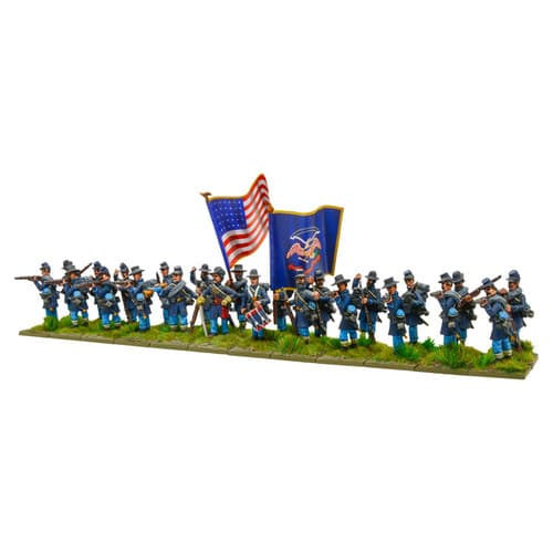 American Civil War: Union Infantry Firing - Image 1