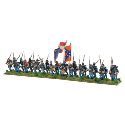 American Civil War: Confederate Infantry Advancing - Image 1