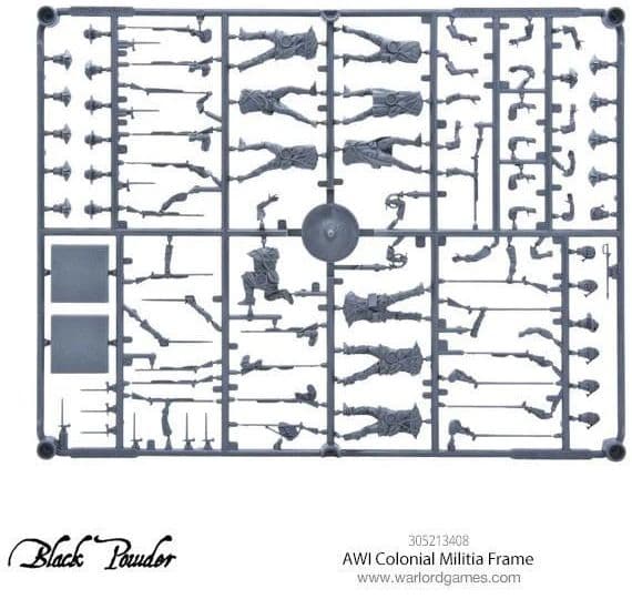 AWI Colonial Militia Sprue - Image 1