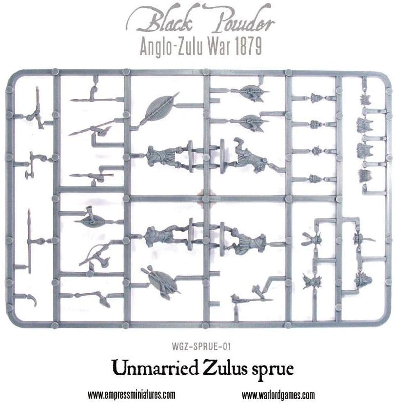 Unmarried Zulus Sprue - Image 1