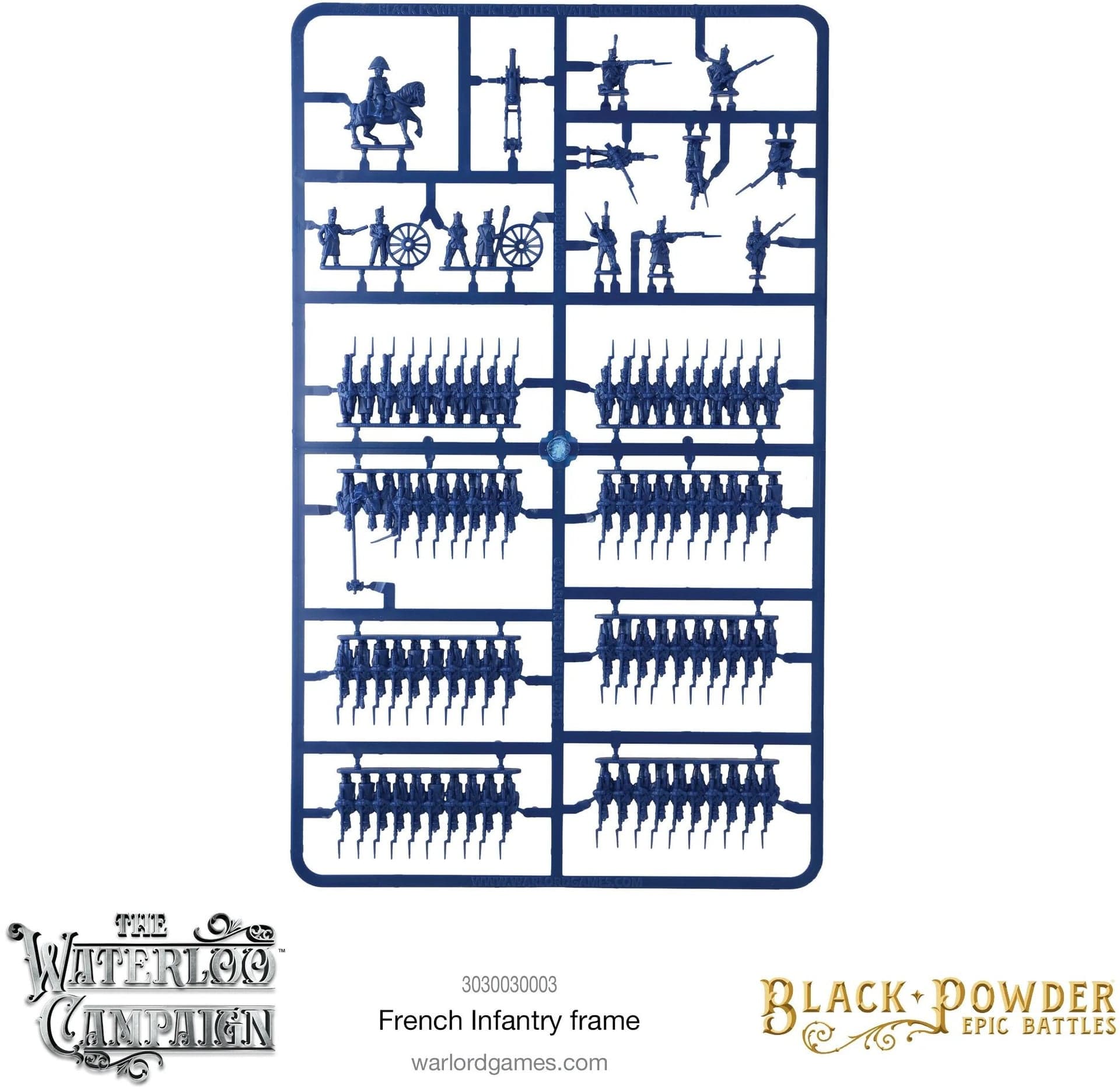 Epic Battles Waterloo - French Infantry Sprue - Image 1