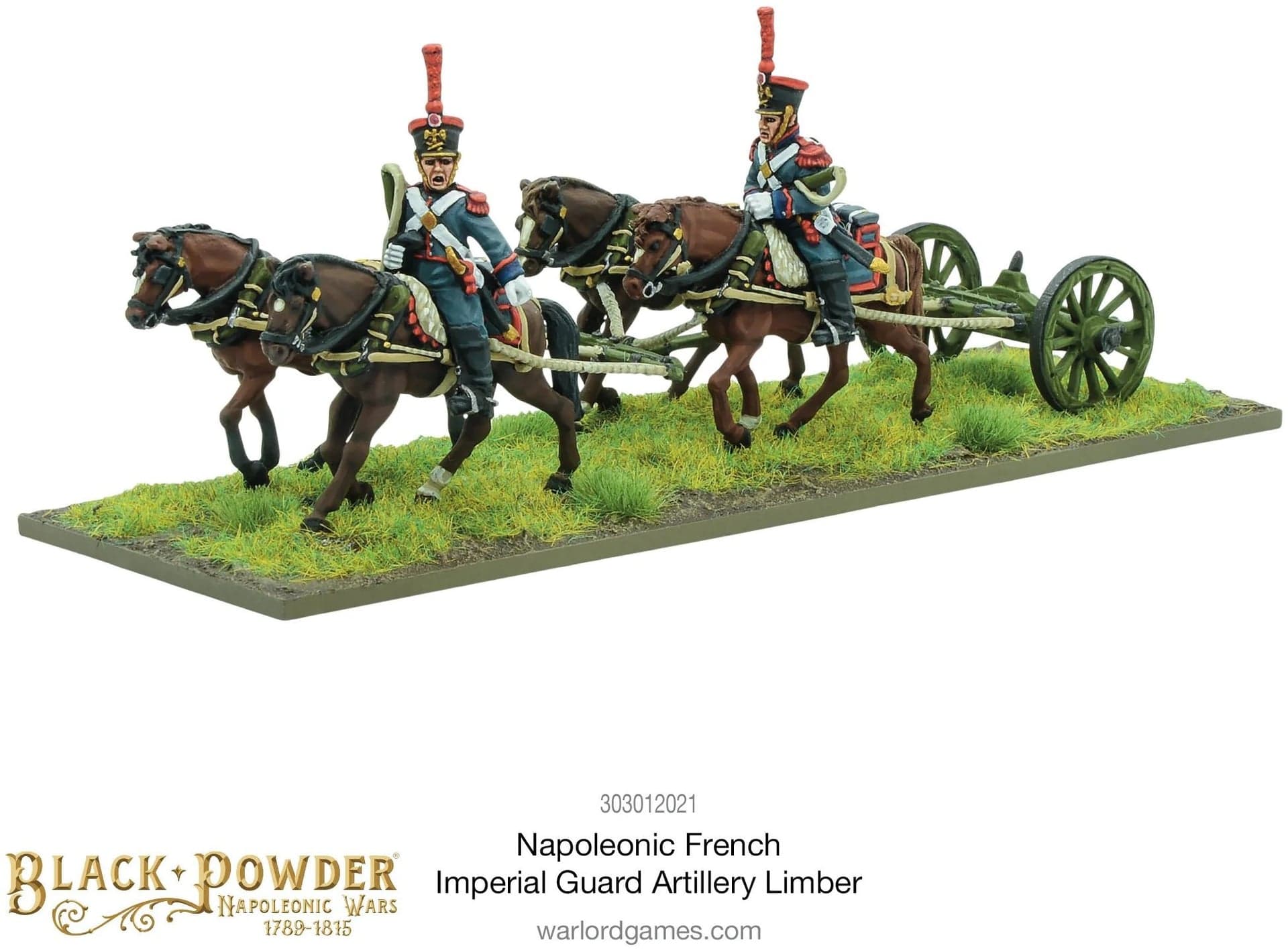 Napoleonic French Imperial Guard Artillery Limber - Image 1