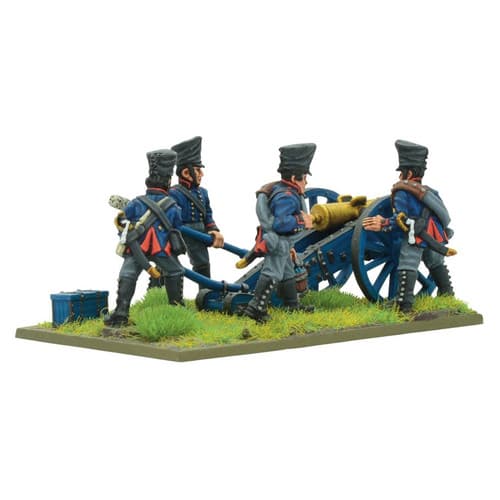 Napoleonic Prussian Foot Artillery with 7 or 10-inch Howitzer (1813-1815)