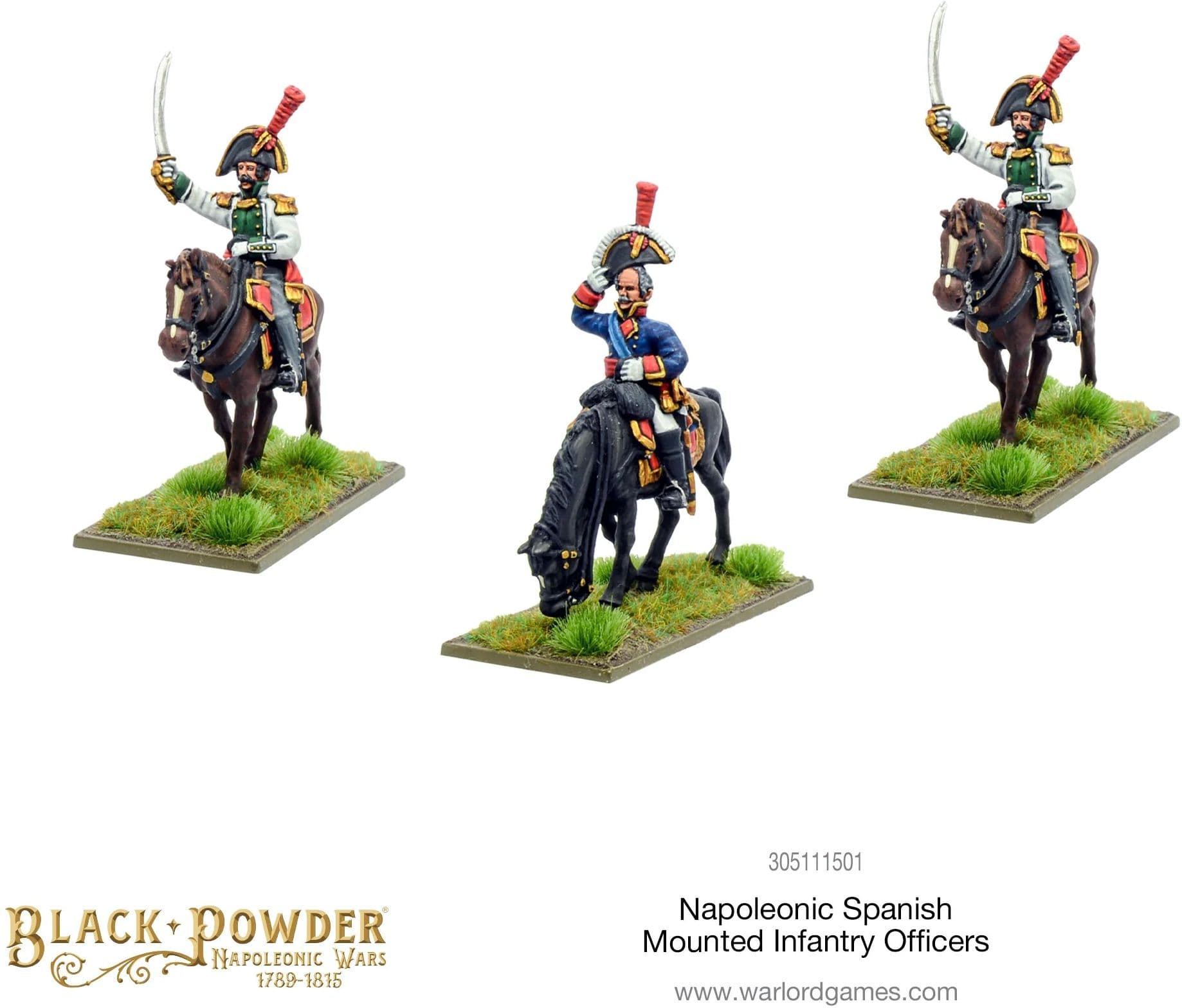 Napoleonic Spanish Mounted Infantry officers - Image 1