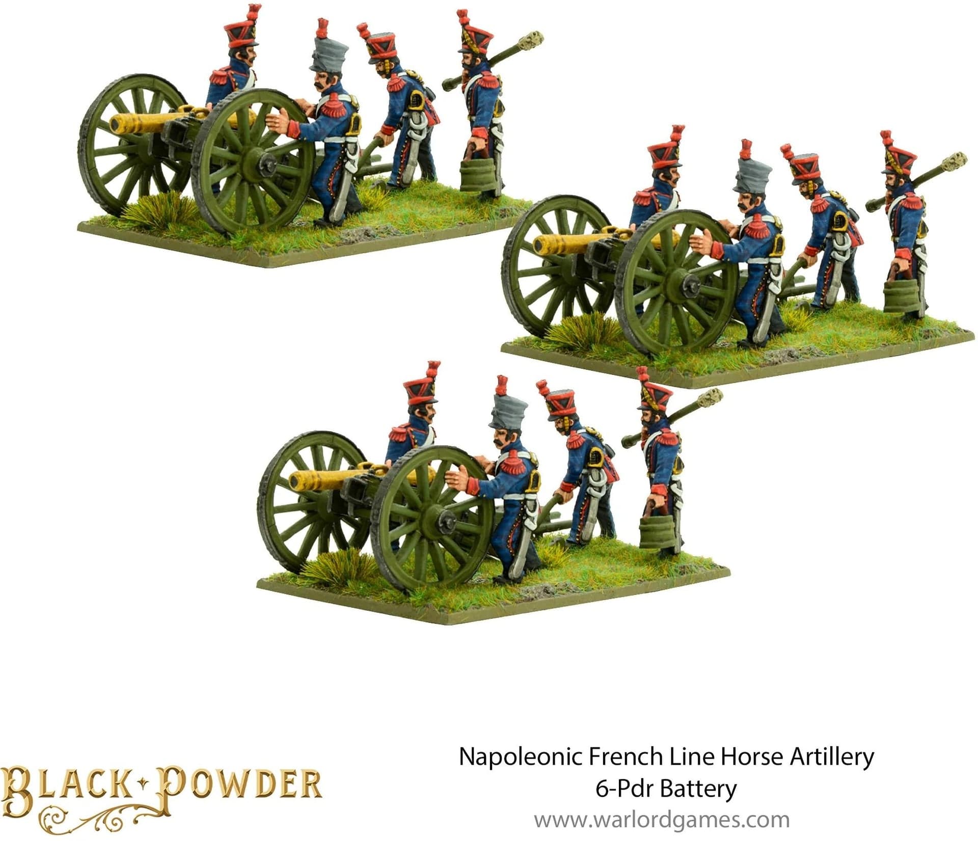 Napoleonic French Line Horse Artillery 6-Pdr Battery - Image 1