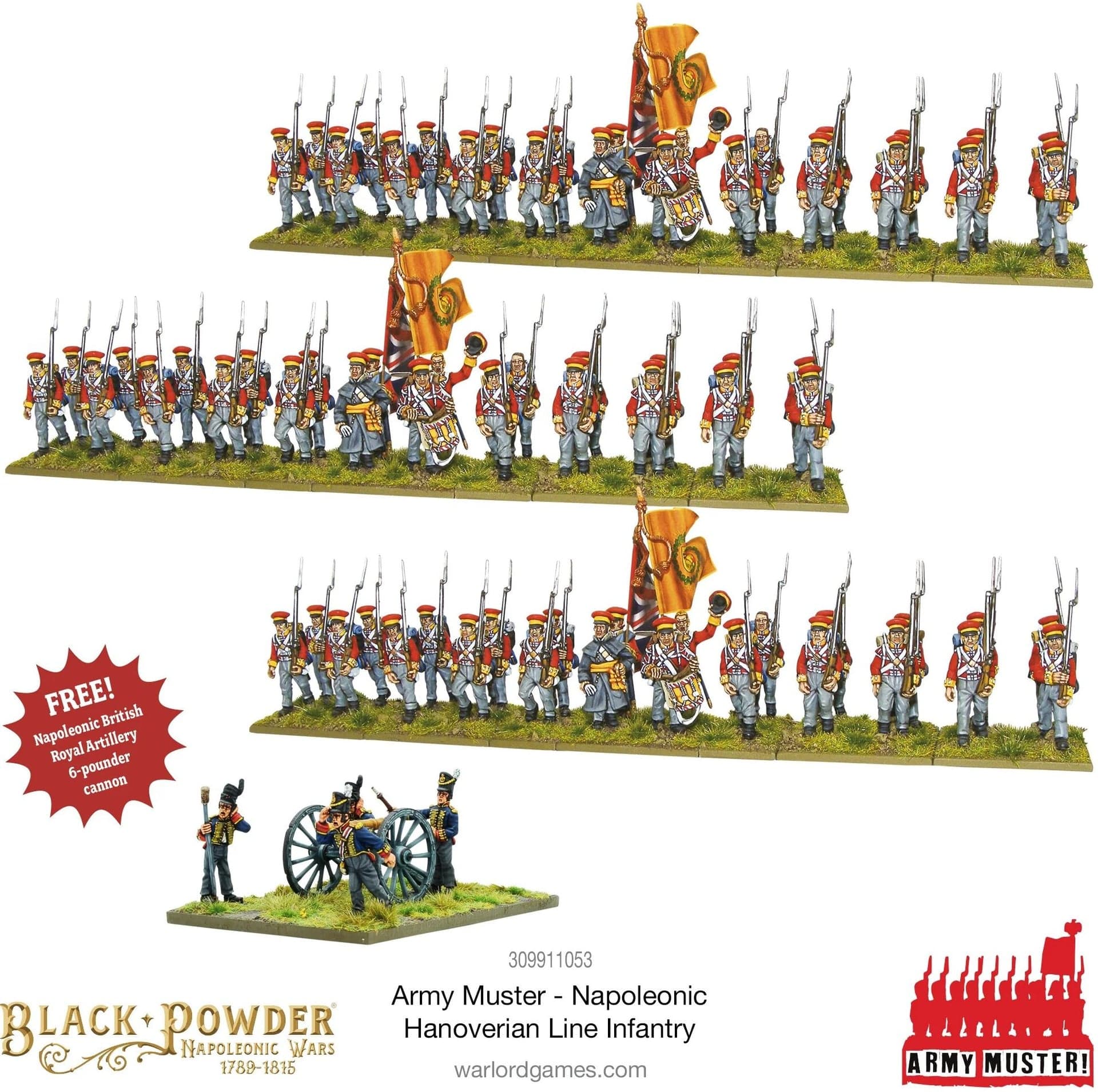 Army Muster: Napoleonic Hanoverian Line Infantry - Image 1