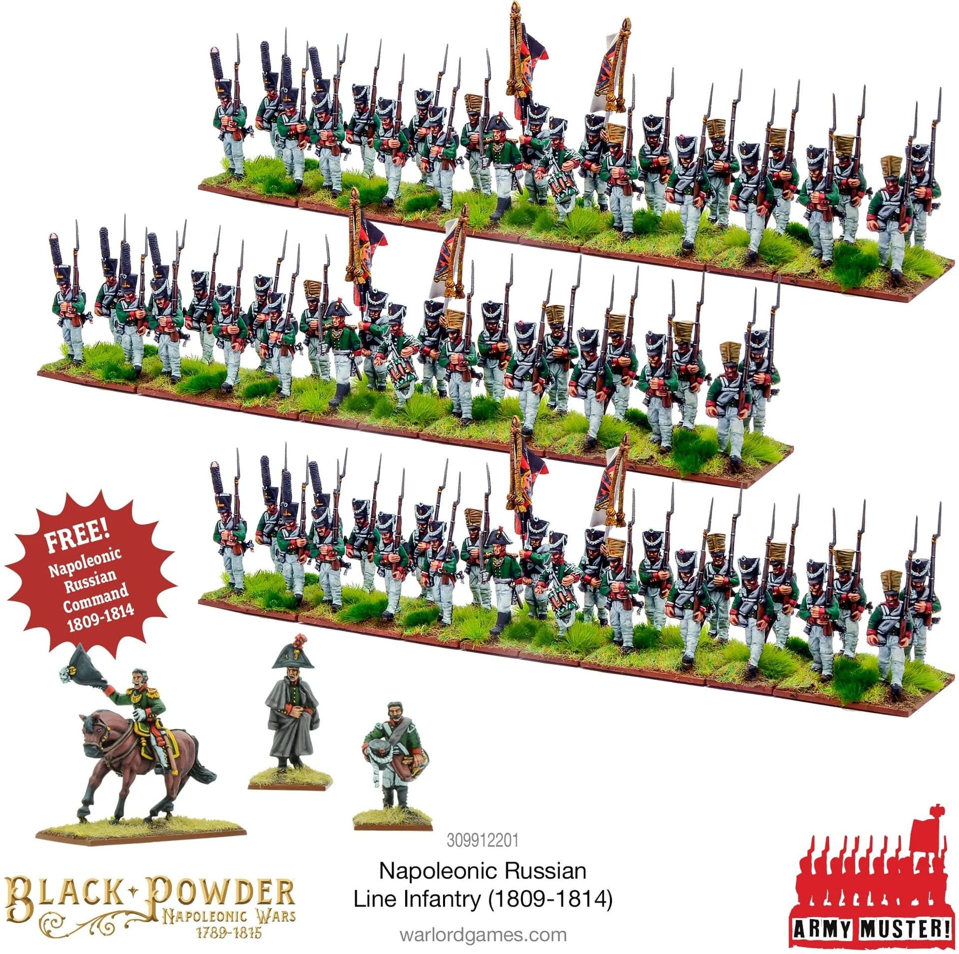 Army Muster: Napoleonic Russian Line Infantry (1809-1814)