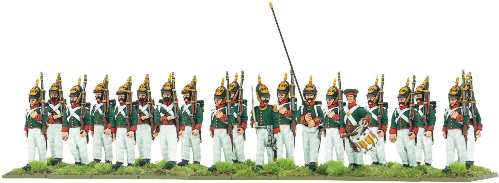 Crimean War Russian infantry in summer dress regiment