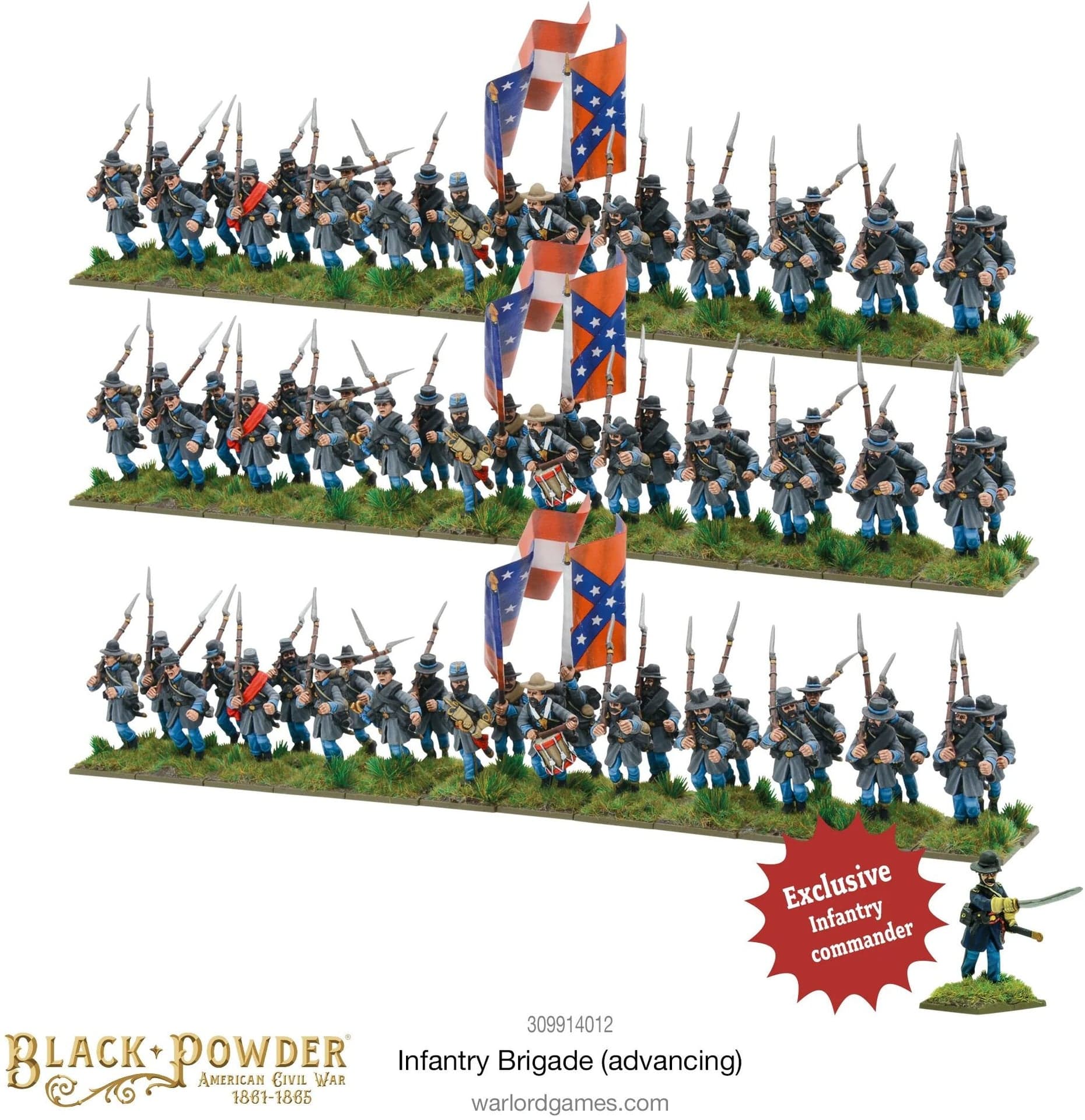 American Civil War Infantry Brigade (Advancing) - Image 1