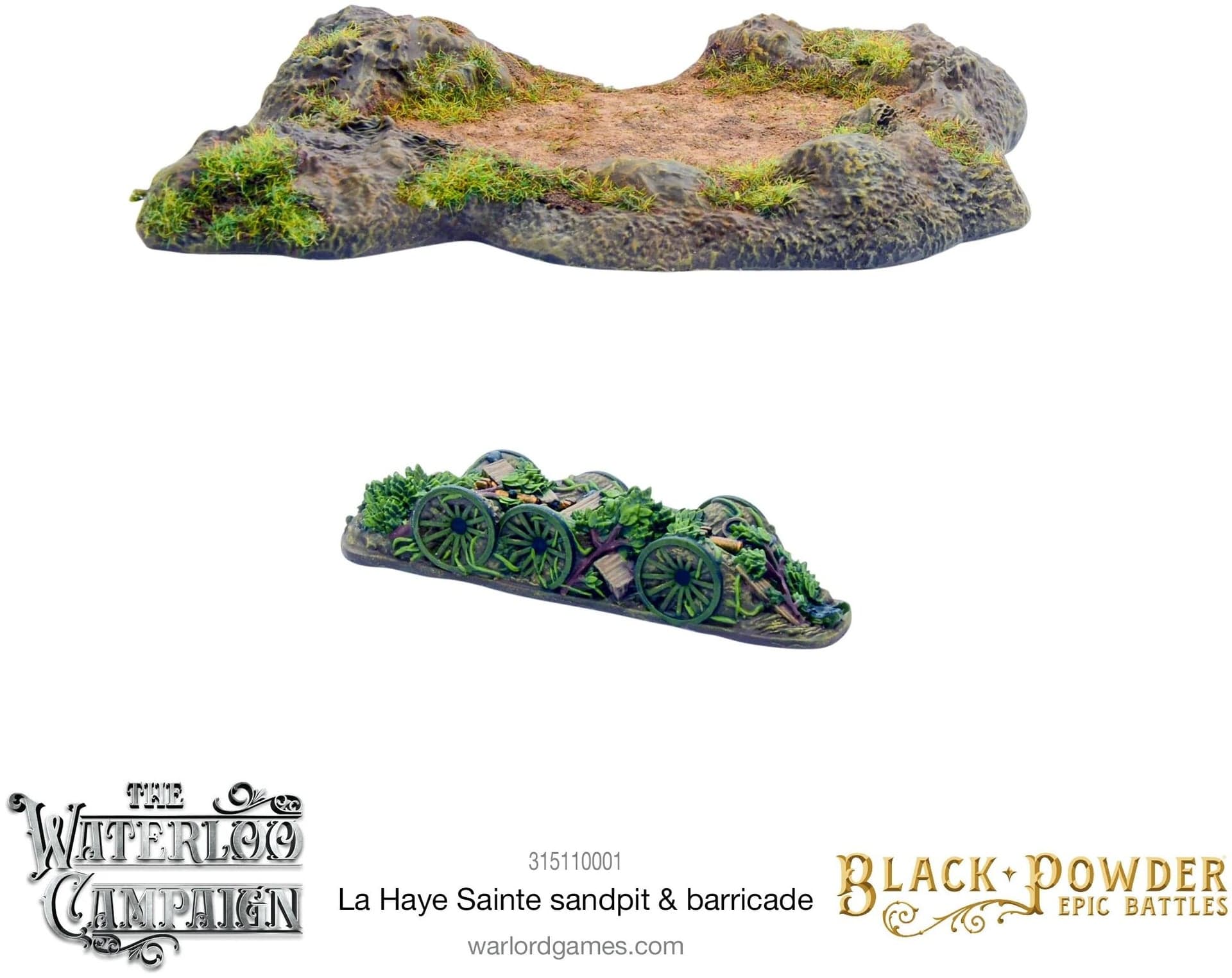 Black Powder Epic Battles: Waterloo - La Haye Sainte sandpit & barricade