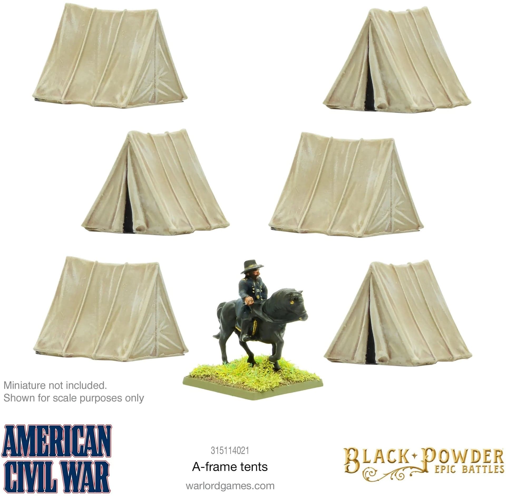 Black Powder Epic Battles: ACW A-frame Tents - Image 1