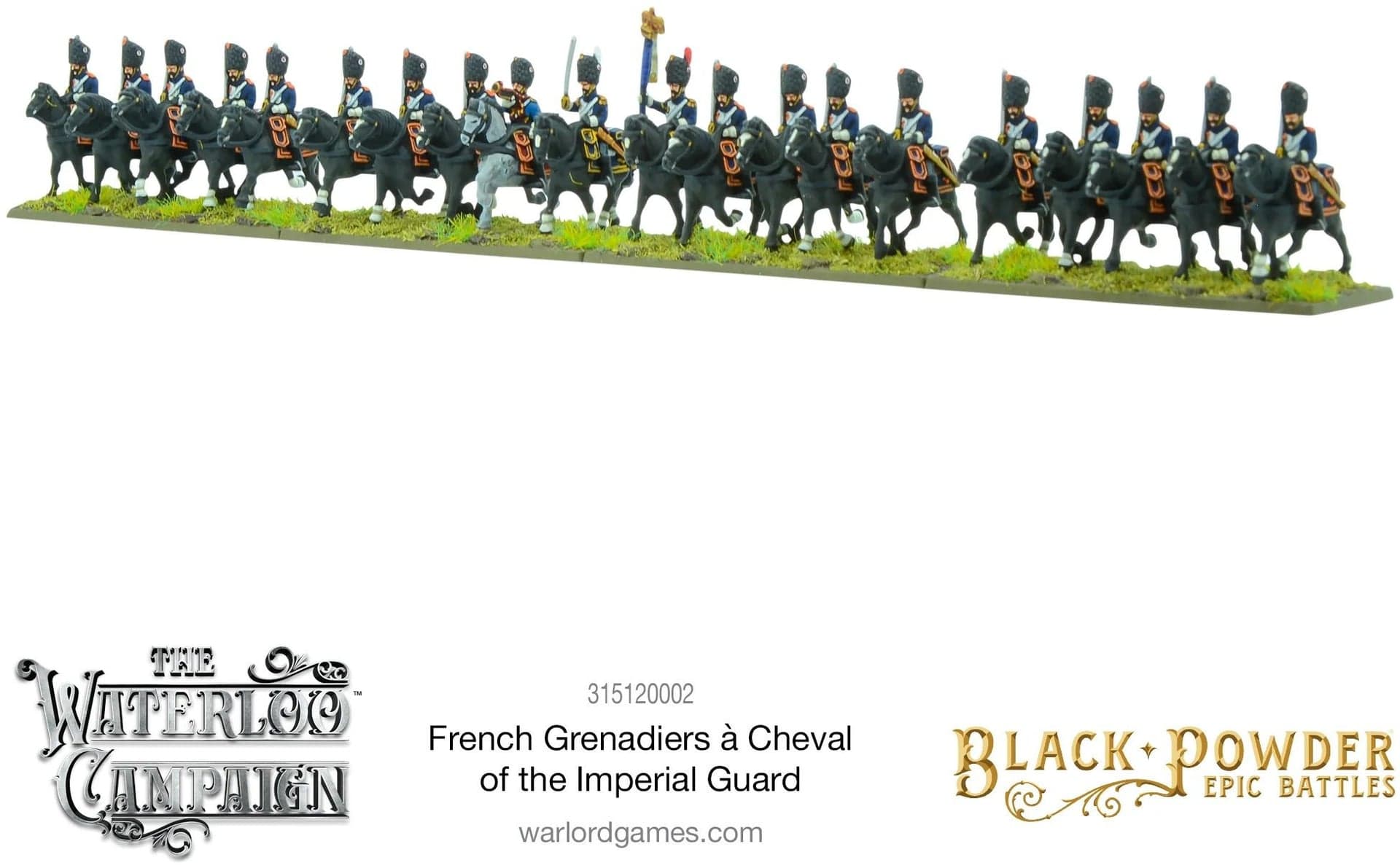 Black Powder Epic Battles: Waterloo - French Grenadiers a cheval of the Imperial Guard