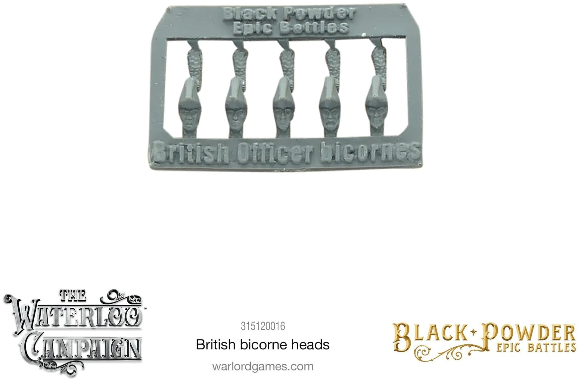 Black Powder Epic Battles - British bicorne heads - Image 1