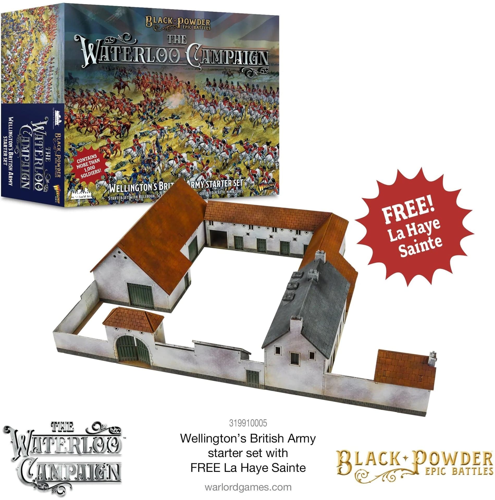 Black Powder Epic Battles: Waterloo British Starter Army Special Offer - Image 1