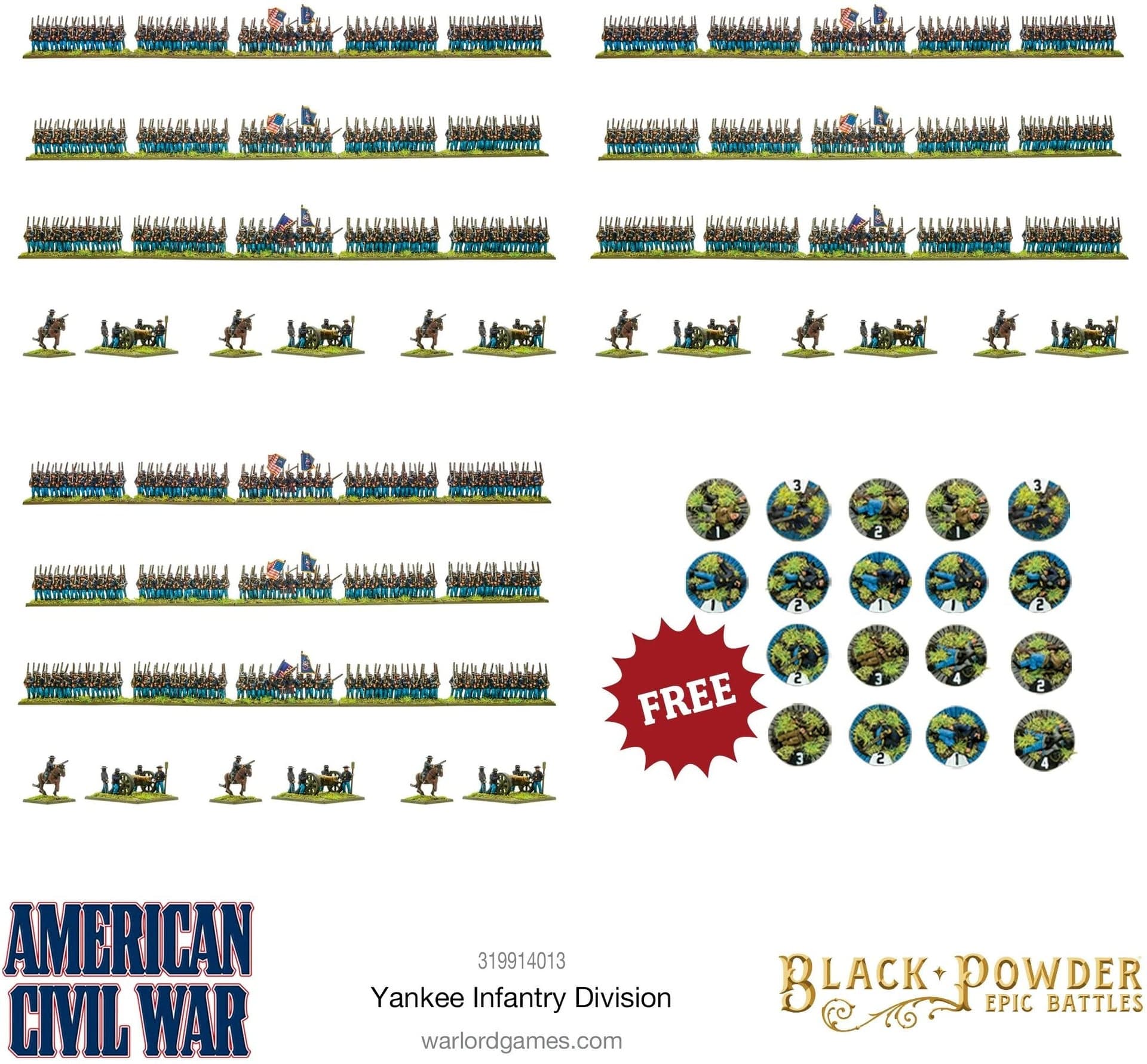 Black Powder Epic Battles - American Civil War Yankee Infantry Division - Image 1