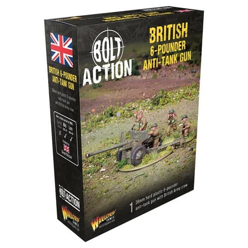 Bolt Action: British 6-pounder Anti-Tank Gun (Plastic)