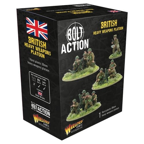 Bolt Action: British Heavy Weapons Platoon (Plastic) - Image 1