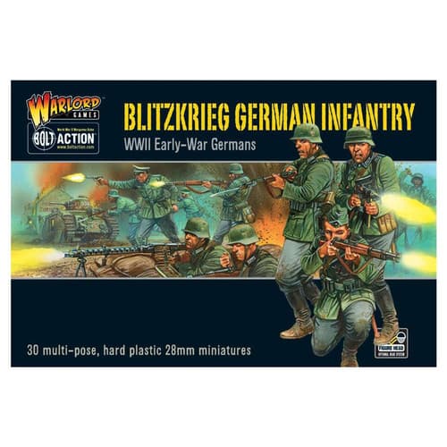 Blitzkrieg German Infantry plastic boxed set