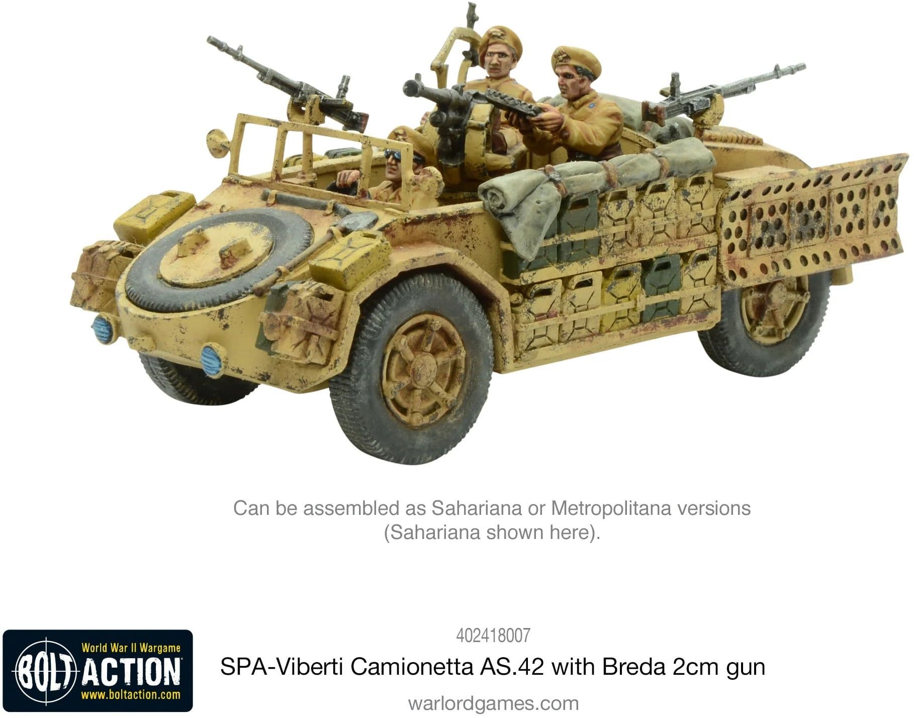SPA-Viberti Camionetta AS. 42 with Breda 2cm gun - Image 1