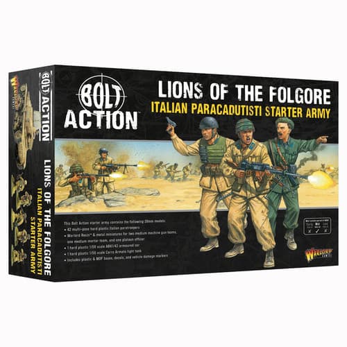 Lions of the Folgore: Italian Paracadutisti Starter Army