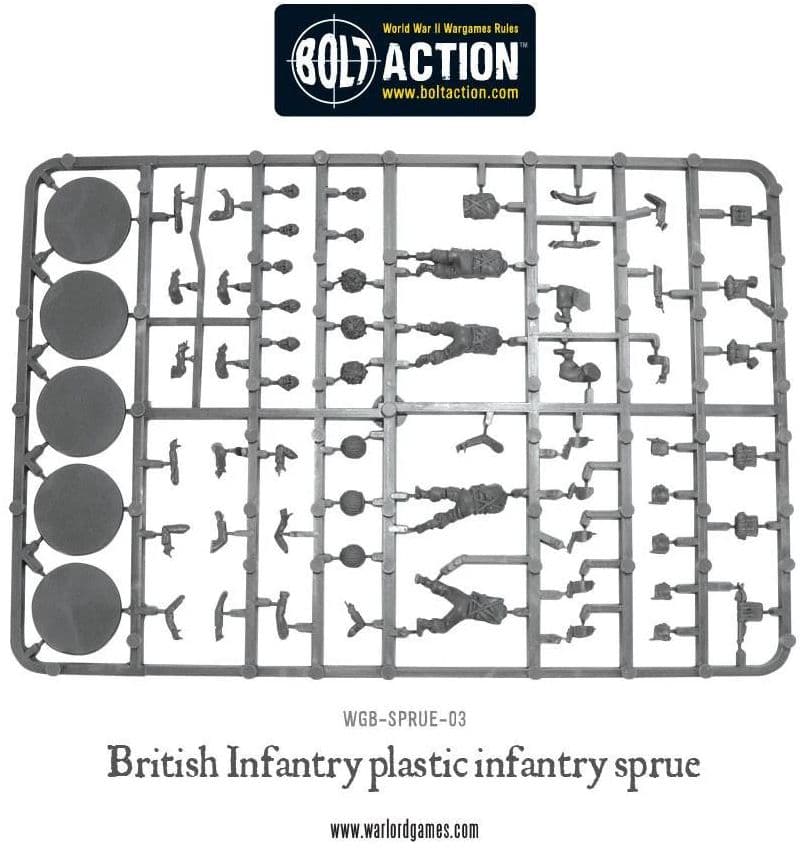 British Infantry Sprue - Image 1
