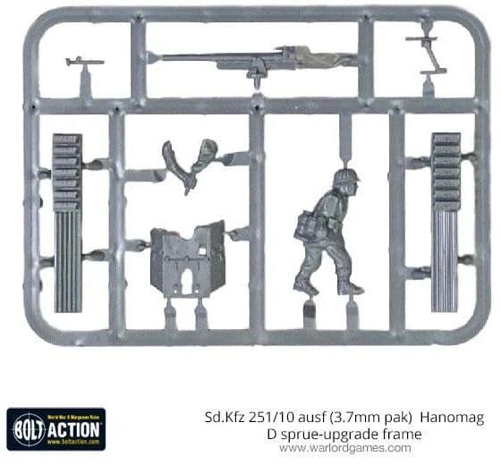Sd.Kfz 251/10 ausf (3.7cm pak) Hanomag D sprue