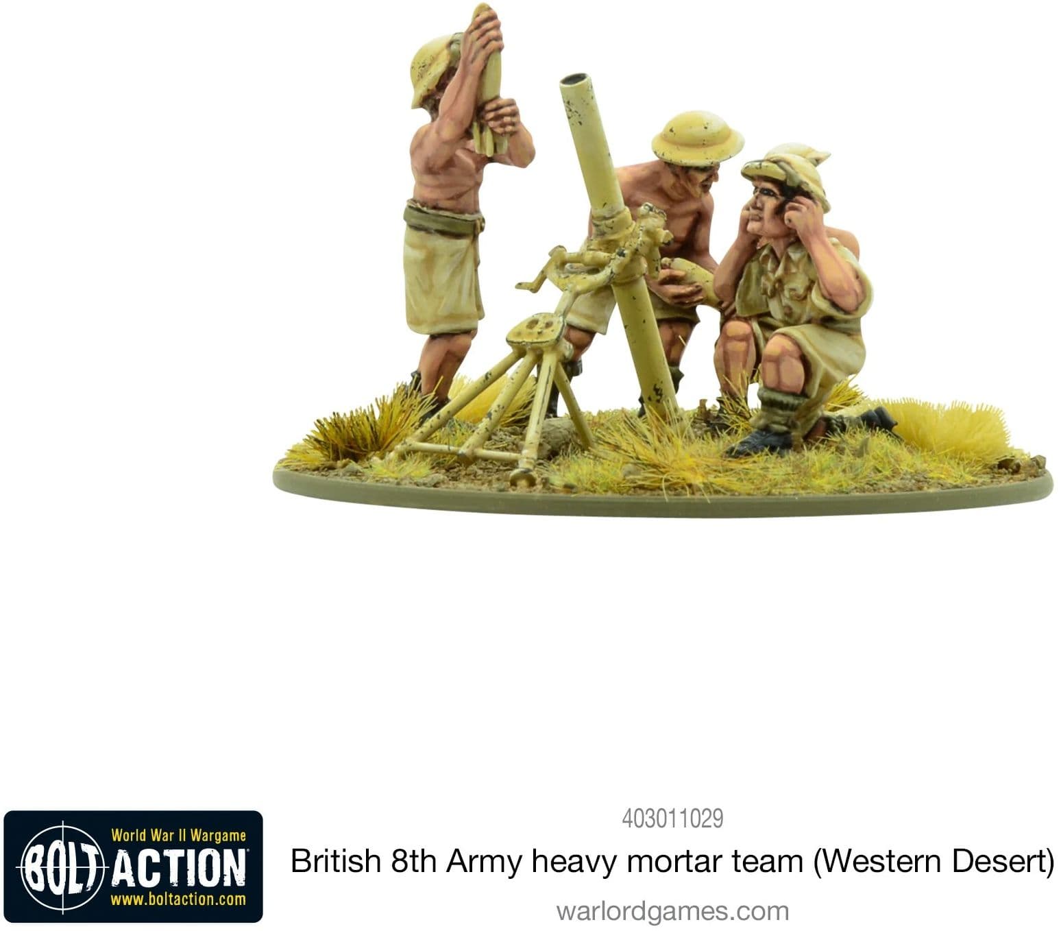 British 8th Army heavy mortar team (Western Desert) - Image 1