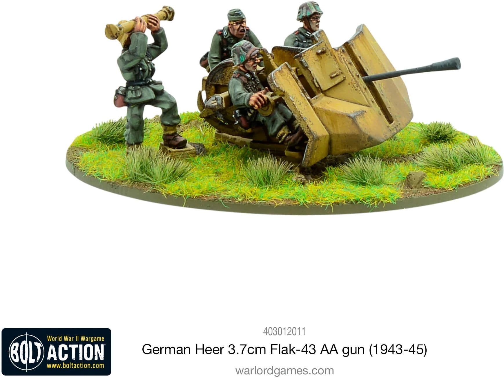 German Heer 3.7cm Flak-43 AA gun (1943-45) - Image 1