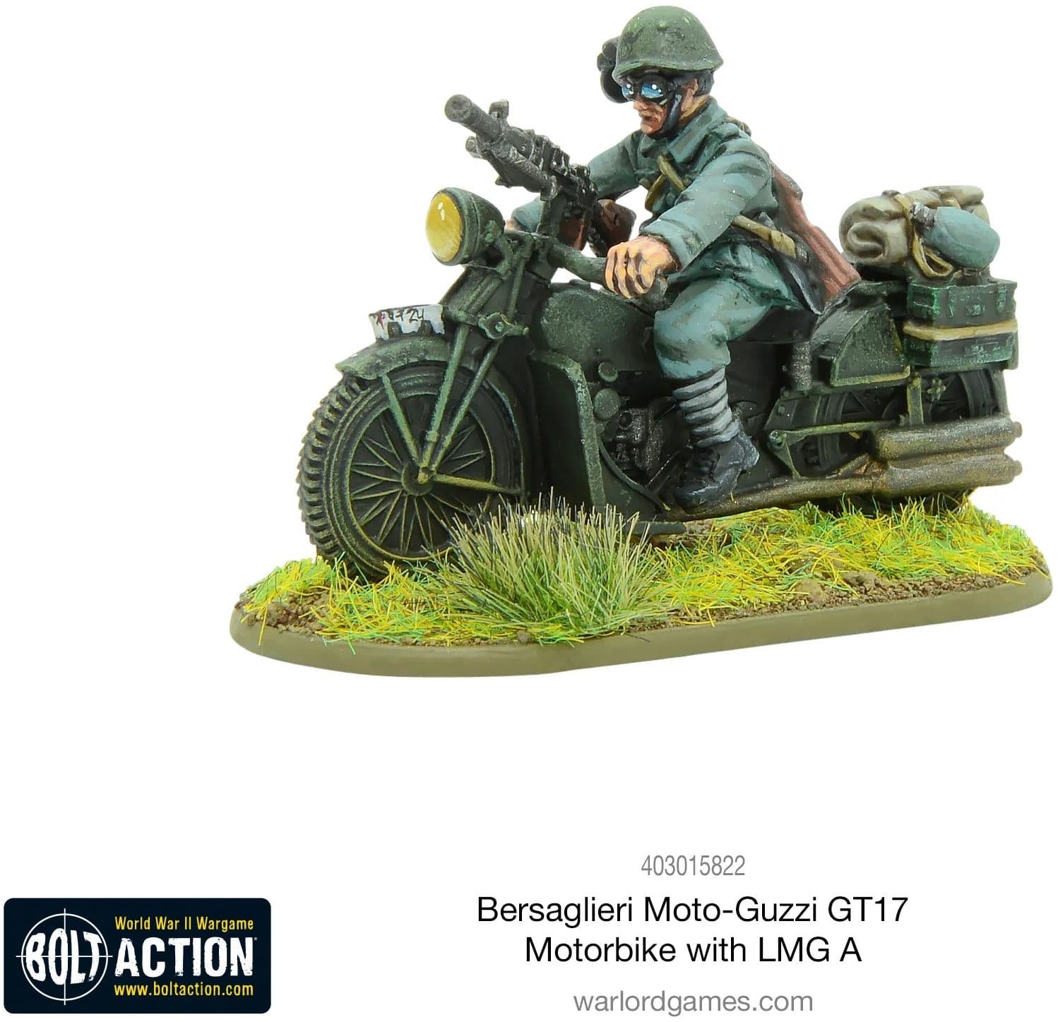 Bersaglieri Moto-Guzzi GT17 Motorbike with LMG A - Image 1