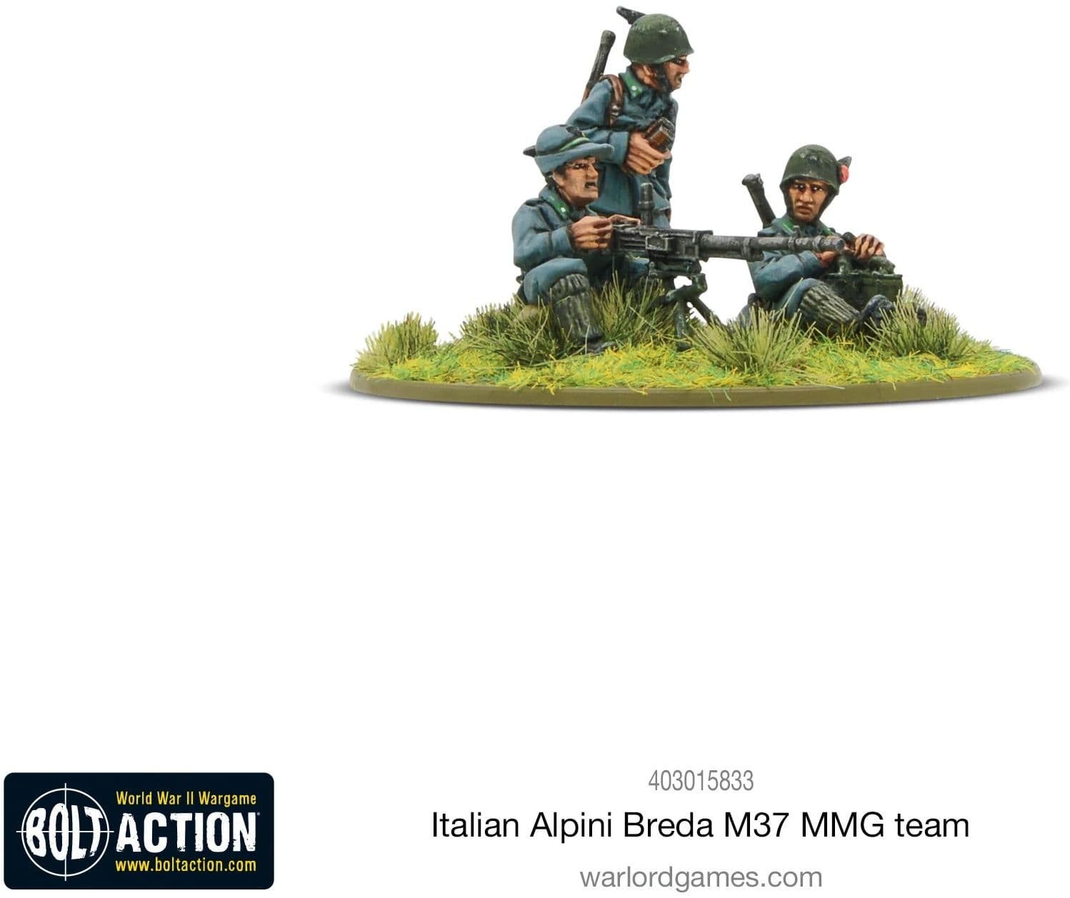 Italian Alpini Breda M37 Medium Machine Gun Team