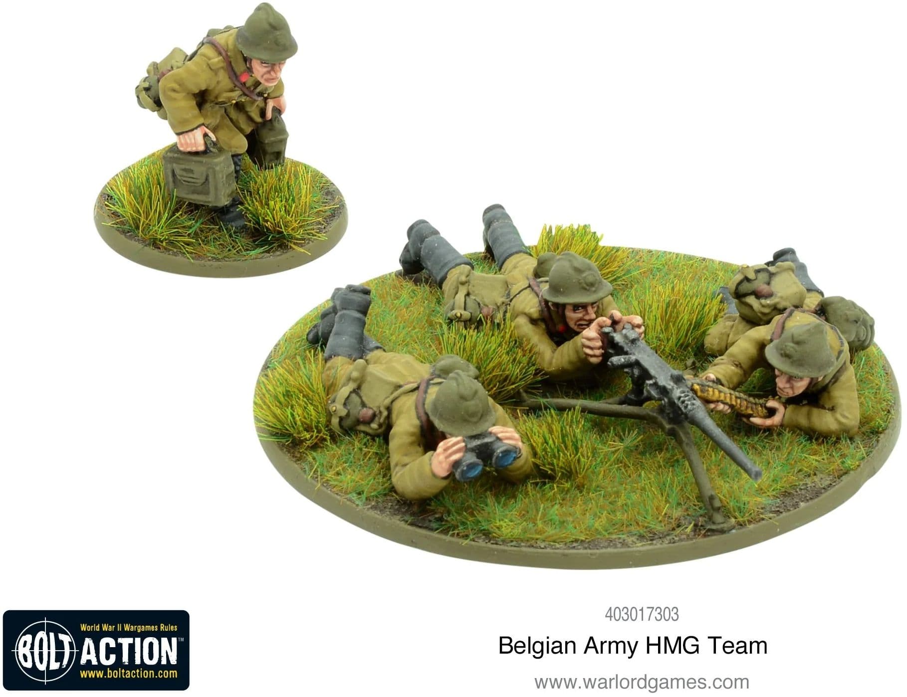 Belgian Army HMG team - Image 1