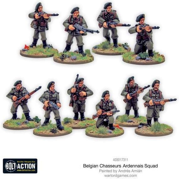 Belgian Chasseurs Ardennais squad - Image 1