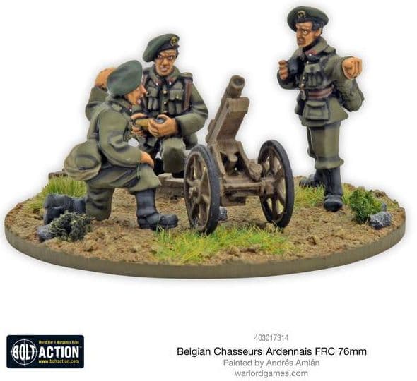 Belgian Chasseurs Ardennais FRC 76mm infantry gun - Image 1
