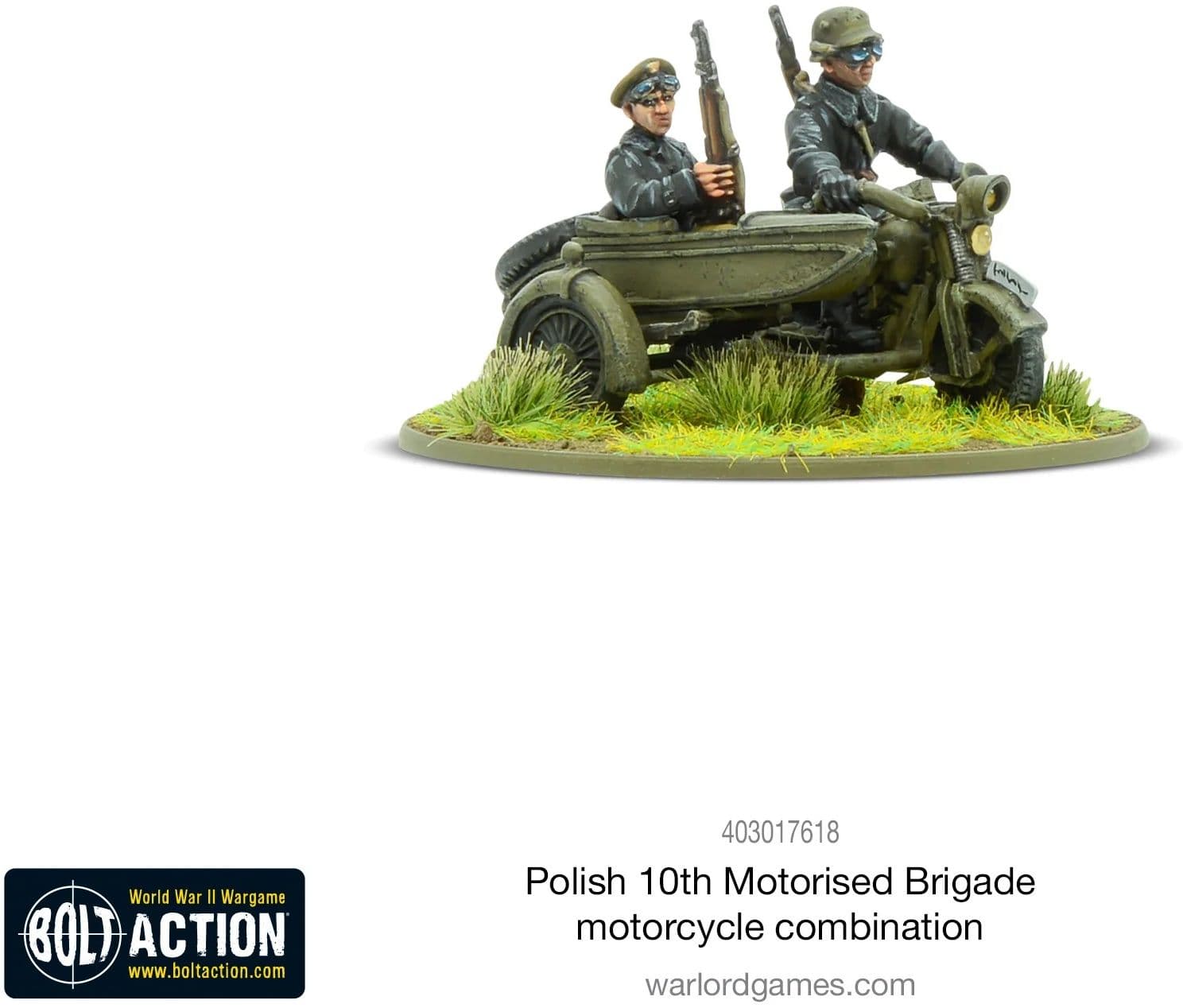 Polish 10th Motorized Brigade motorcycle combination - Image 1