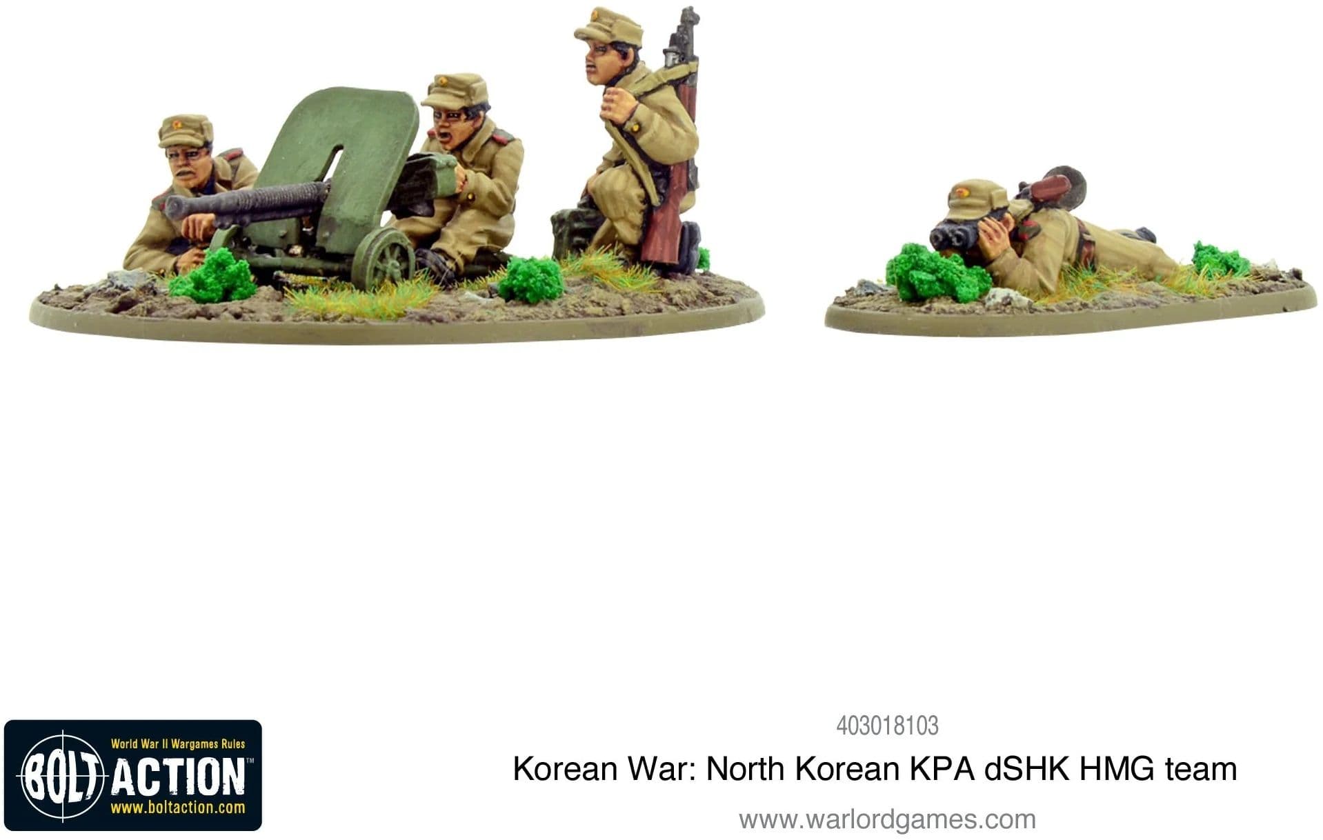 Korean War: North Korean KPA dSHK HMG team - Image 1