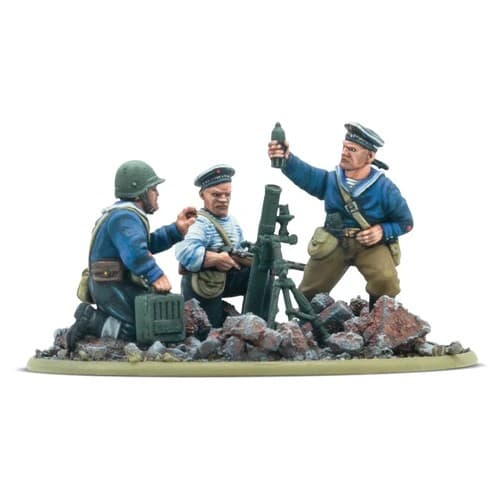 Bolt Action: Soviet Naval Brigade Medium Mortar Team - Image 1