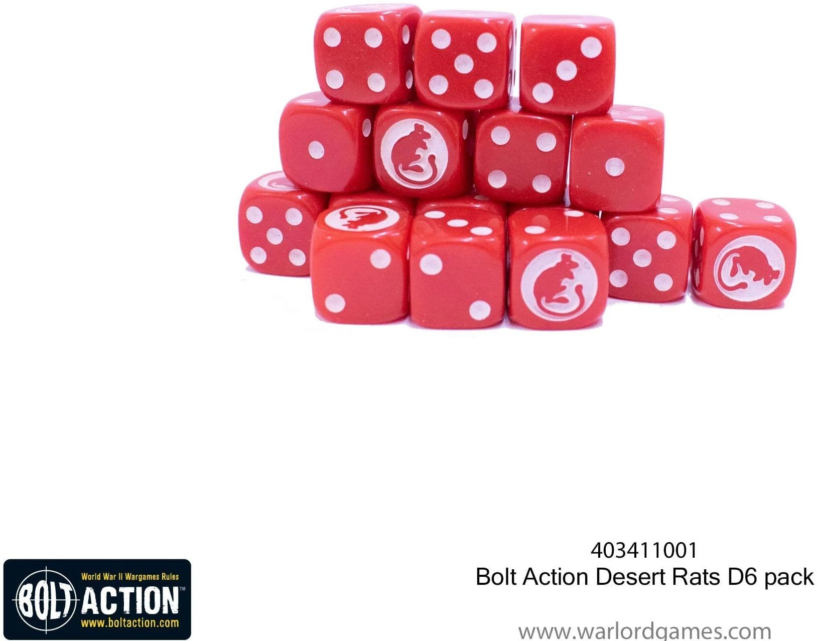 Bolt Action Desert Rats D6 pack - Image 1