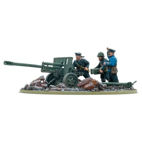 Bolt Action: ZIS-3 Divisional Gun With Soviet Naval Brigade Crew - Image 1