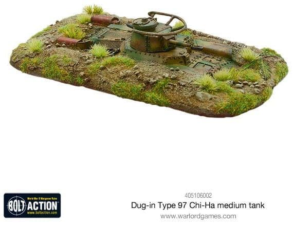 Dug-in Type 97 Chi-Ha medium tank - Image 1
