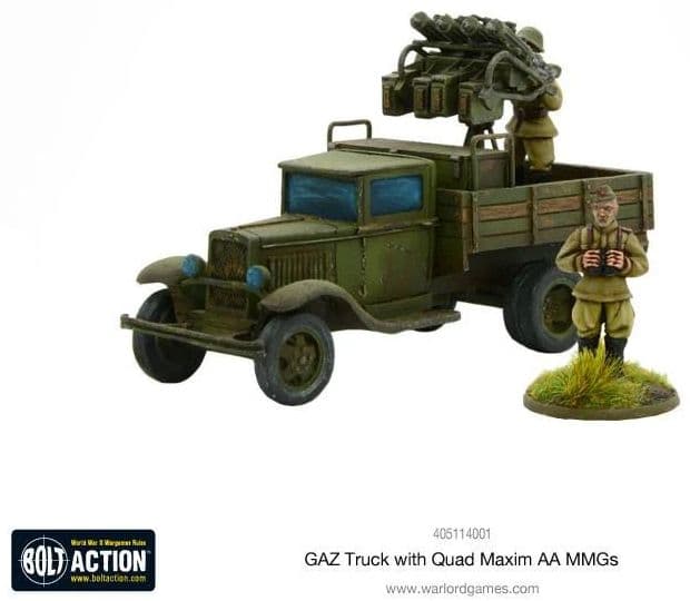 GAZ Truck with Quad Maxim AA MMGs - Image 1