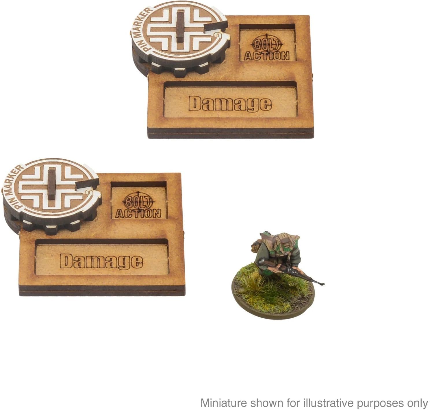 Bolt Action MDF Vehicle Pin Markers - Germany
